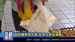 金秋蟹肥菊花黄 应季水果装满筐