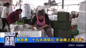 林忠勇：十九大添信心 农业路上再出发