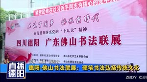 德阳-佛山书法联展：硬笔书法弘扬传统文化