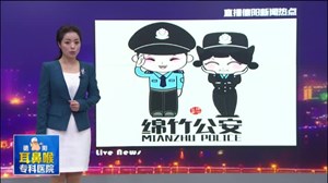 绵竹警方推出年画警察动漫形象