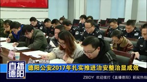 德阳公安2017年扎实推进治安整治显成效 