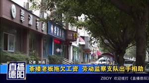 茶楼老板拖欠工资  劳动监察支队出手相助