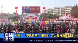 什邡：“春风行动”招聘会 万人参与场面火爆