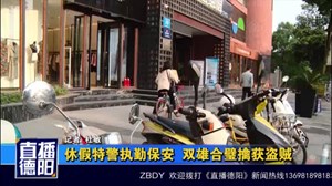 休假特警执勤保安 双雄合璧擒获盗贼