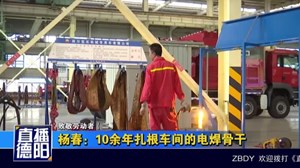 杨春：10余年扎根车间的电焊骨干