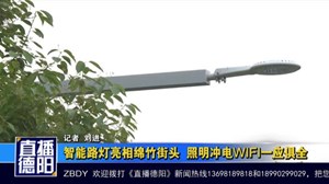 智能路灯亮相绵竹街头  照明冲电WIFI一应俱全