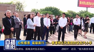 香港特区代表团回访东汽小学