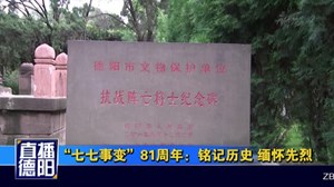 “七七事变”81周年：铭记历史 缅怀先烈