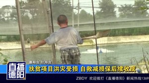 扶贫项目洪灾受损 自救减损保后续收成