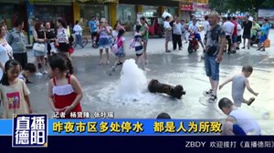 市区多处停水   都是人为所致！