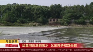 幼童下河洗狗落水 父亲为救孩子双双失踪