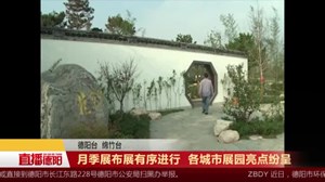 月季展布展有序进行  各城市展园亮点纷呈