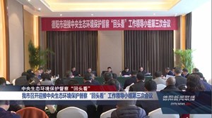 我市召开迎接中央生态环境保护督察“回头看”工作领导小组第三次会议