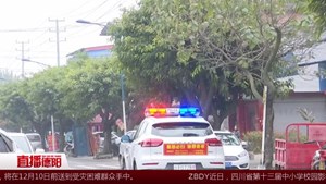 广汉：男子行窃驾车逃逸 民警跳车紧急抓捕