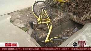 共享单车乱停乱丢要不得  公共设施大家爱护