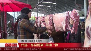 冬至到来  羊肉“热”起来