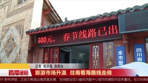 旅游市场升温  往南看海路线走俏