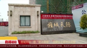 旌城天际：想“更上层楼”  顶楼业主凿开天花板