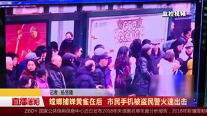螳螂捕蝉黄雀在后  市民手机被盗民警火速出击