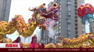 沱江社区：元宵节闹得欢 近万群众街头看游行