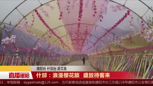 什邡：浪漫樱花旅  盛放待客来