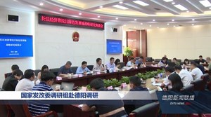 国家发改委调研组赴德阳调研