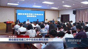 推动基层党建工作干在实处落在实处