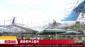 广汉：耗资800万购买退役飞机 如今机头变成咖啡馆