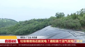 垃圾填埋场还能发电？德阳首个沼气发电厂建成