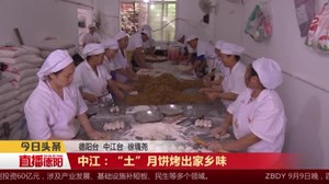 中江：“土”月饼烤出家乡味 