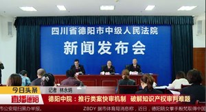 德阳中院：推行类案快审机制  破解知识产权审判难题