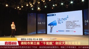 德阳市第三届“千里眼”创业大赛圆满落幕