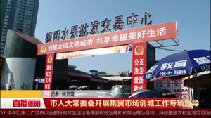 市人大常委会开展集贸市场创城工作专项督导