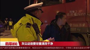 旌阳交警：夜间执法 全力防治大气污染