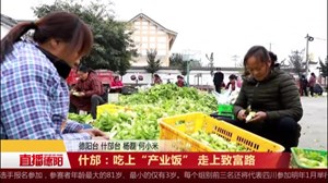 什邡：吃上“产业饭” 走上致富路