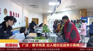 广汉：春节将至 出入境办证迎来小高峰