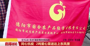 同心抗疫 2吨爱心菜送达上东风景