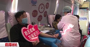 旌阳：爱心村民齐上阵 无偿献血抗疫情