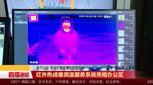 红外热成像测温服务系统亮相办公区