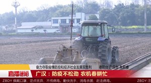 广汉：防疫不松劲 农机春耕忙