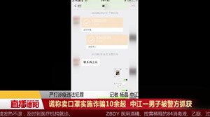 谎称卖口罩实施诈骗10余起 中江一男子被警方抓获