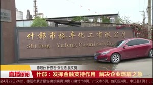 什邡：发挥金融支持作用解决企业燃眉之急