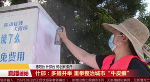 什邡：多措并举 重拳整治城市“牛皮癣”