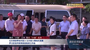 以大项目带动大投入 以大投入推动大发展 罗江区召开抓项目促投资工作会