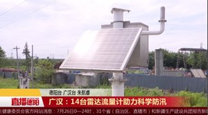 广汉：14台雷达流量计助力科学防汛