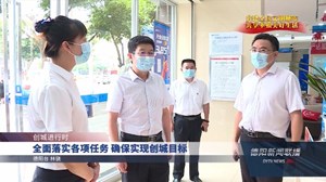 全面落实各项任务 确保实现创城目标