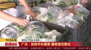 广汉：投放平价蔬菜 服务受灾群众