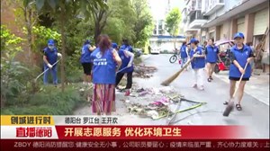 开展志愿服务 优化环境卫生