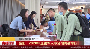 旌阳：2020年退役军人专场招聘会举行
