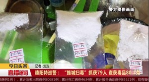 德阳特巡警：“旌城扫毒”抓获79人 查获毒品80.2克